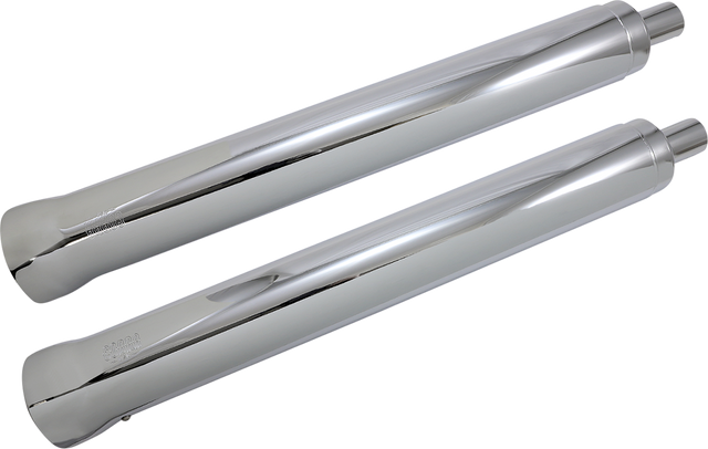 Cobra Neighbor Hater Series Mufflers - Chrome - Roadmaster/Chief/Vintage