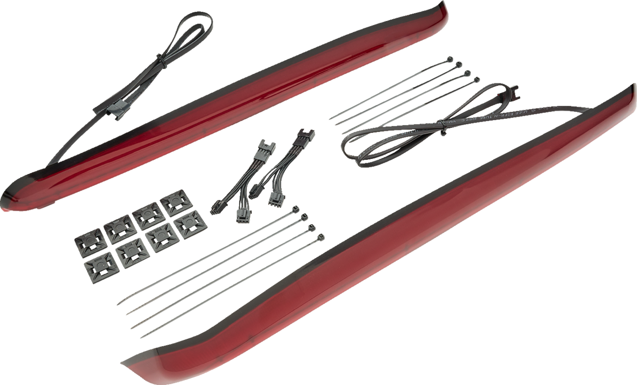 CIRO LED Bag Lights - Red Lens / Indian 2040-3136