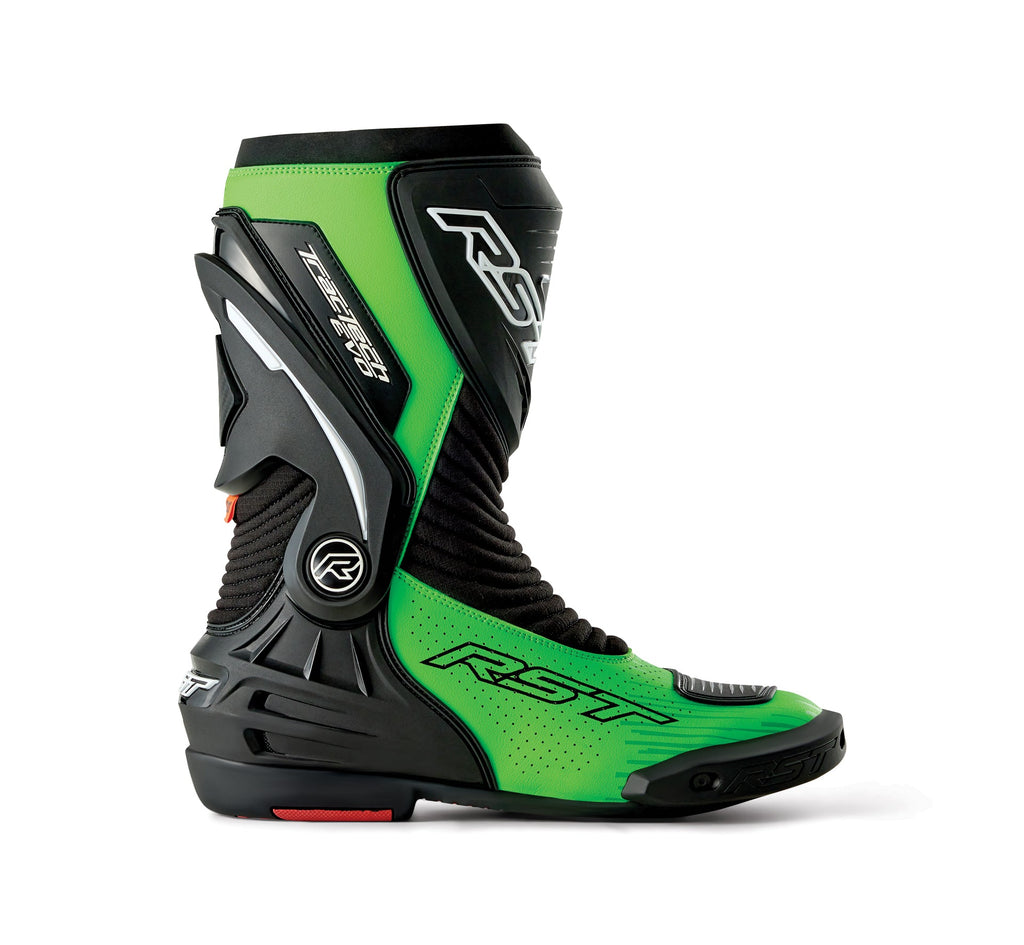 RST Tractech EVO D3O Boots - Black / Fluorescent Green - View 12