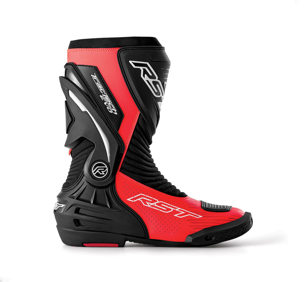 RST Tractech EVO D3O Boots - Black / Fluorescent Red - View 16