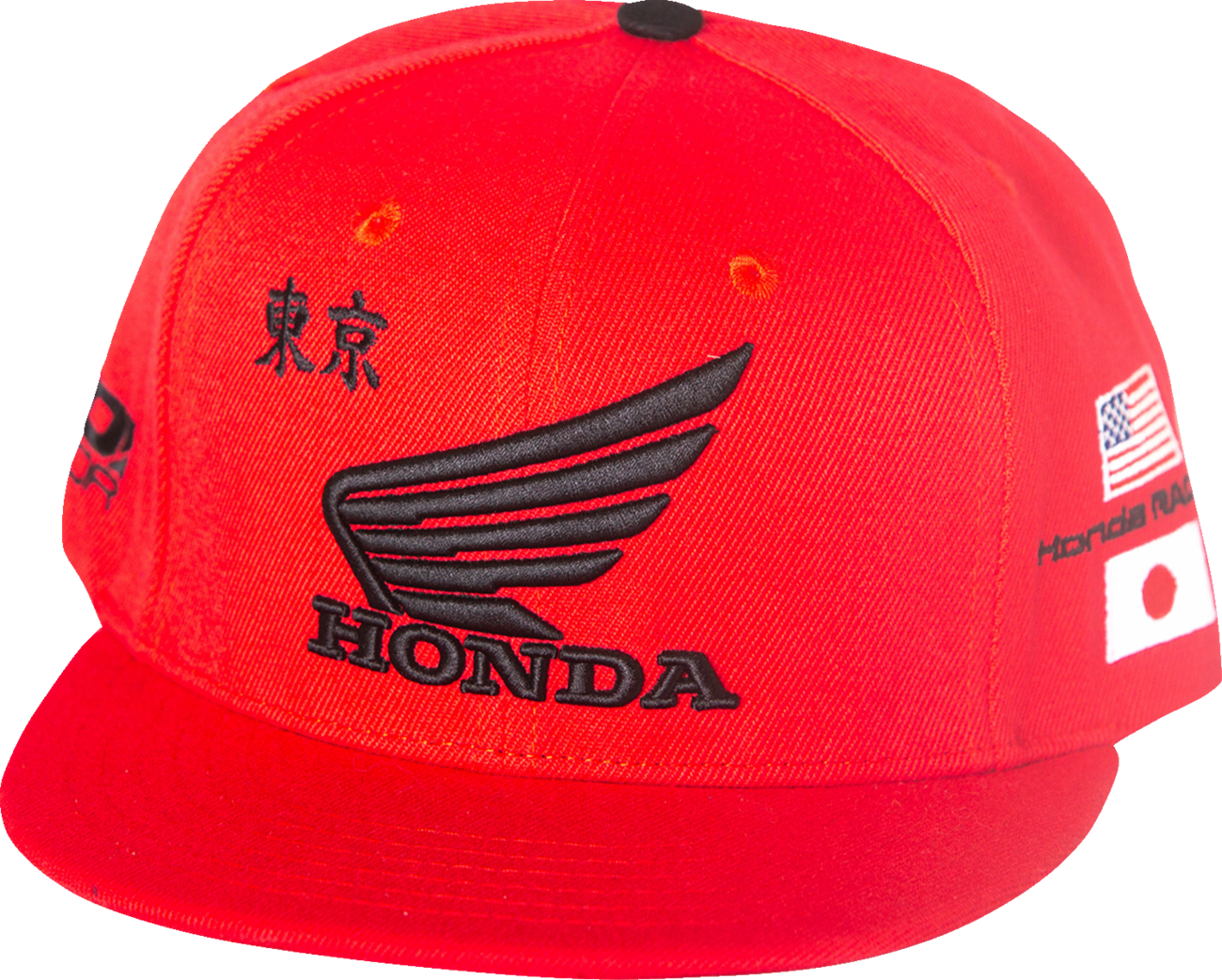 25014187 D'COR Visuals Honda Factory Wing Hat - Red - One Size
