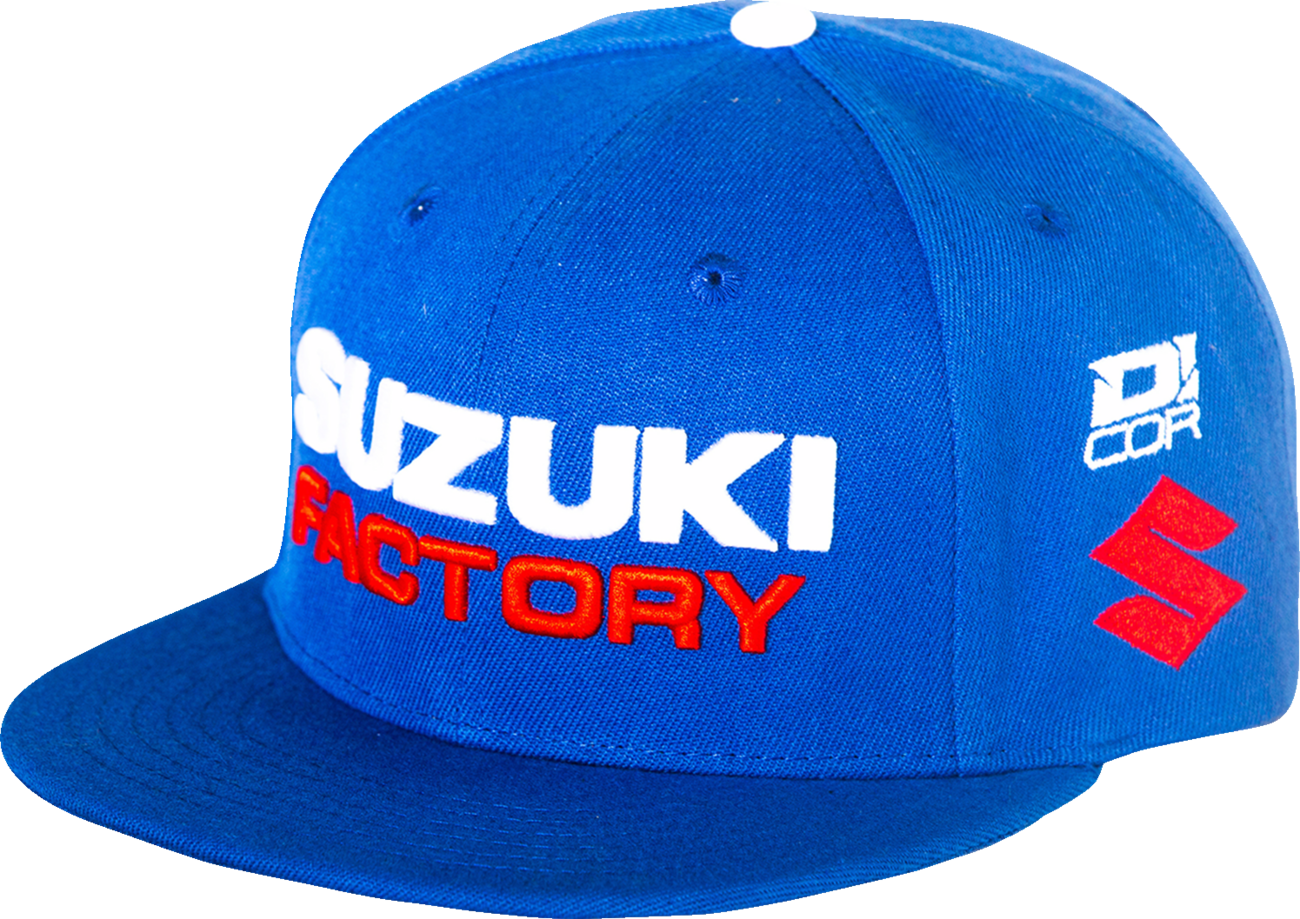 D'COR Visuals Suzuki Factory Hat - Blue