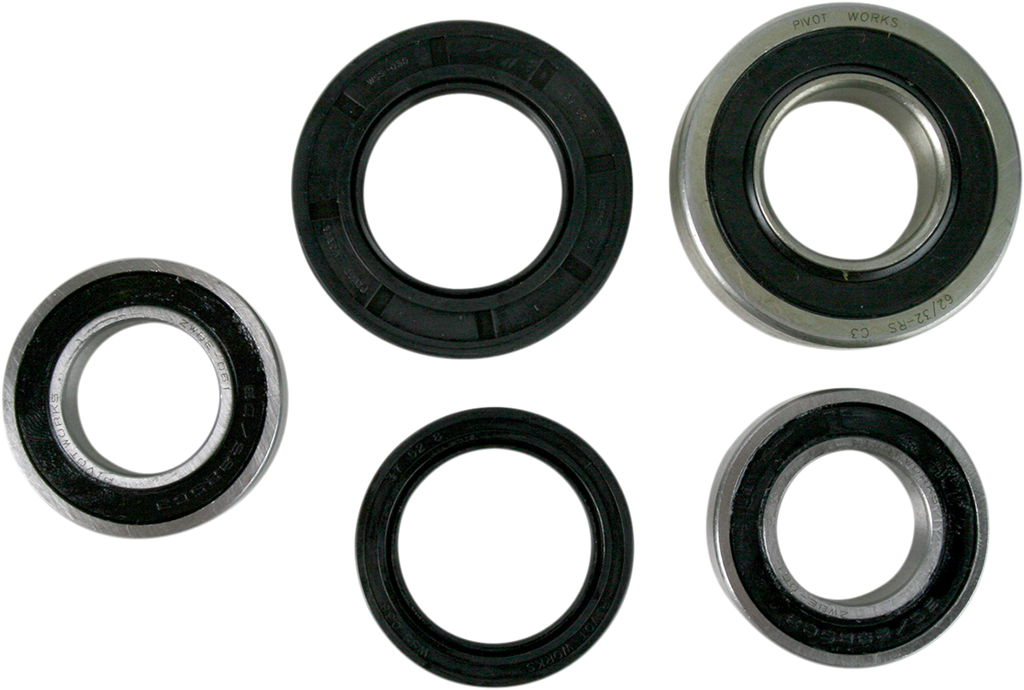 PIVOT WORKS Wheel Bearing and Seal Kit - Wheel Bearing Kit / Rear / Suzuki 0215-0367
