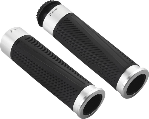 Rizoma 30 Gradi Grips - 22mm Silver - GR224A