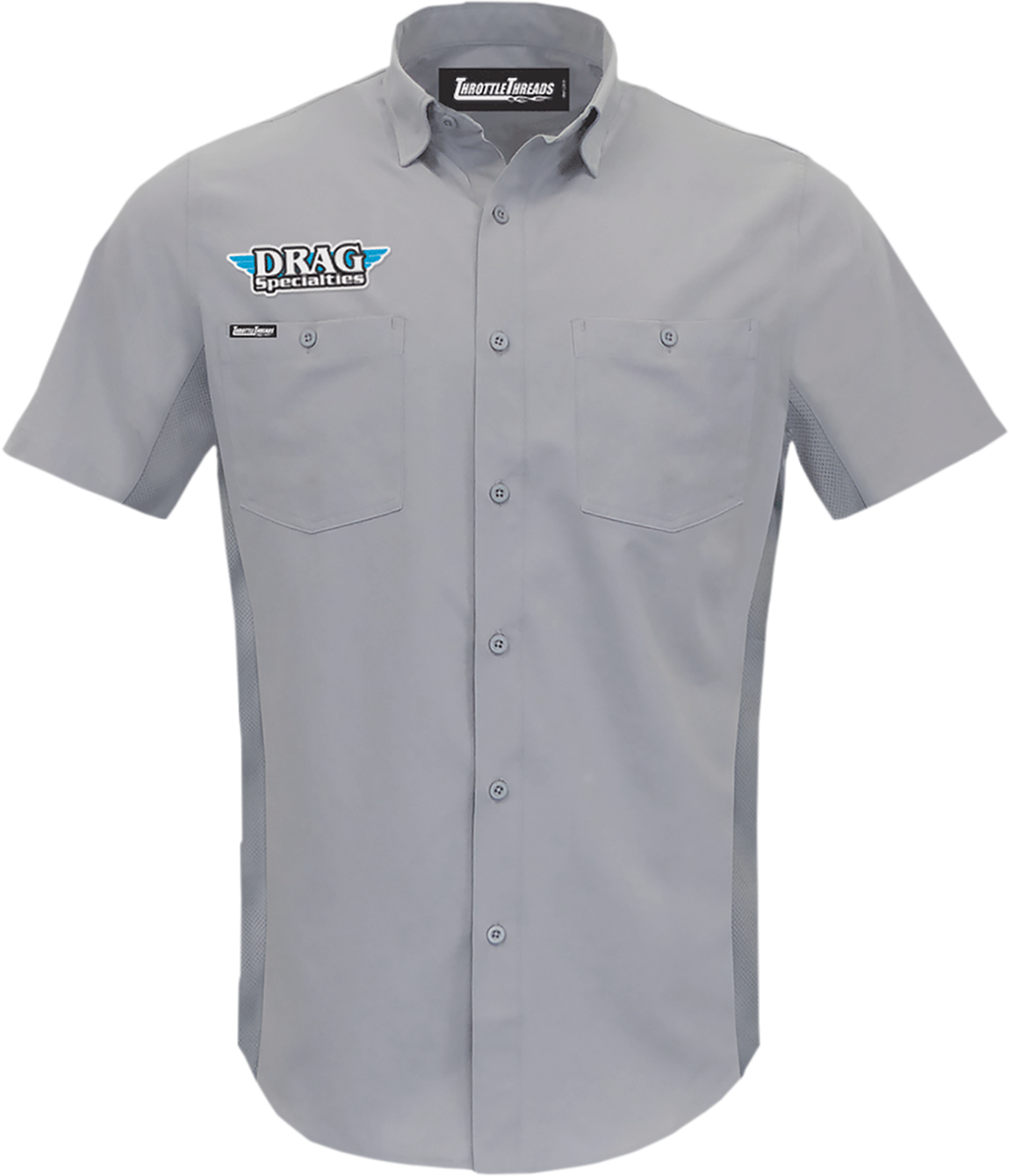 THROTTLE THREADS Drag Specialties Vented Shop Shirt