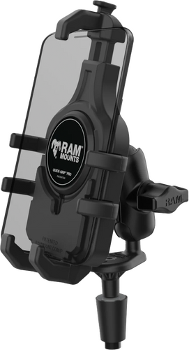 RAM Mounts RAM-B-176-A-PD5U Quick-Grip Pro Fork Stem Phone Mount