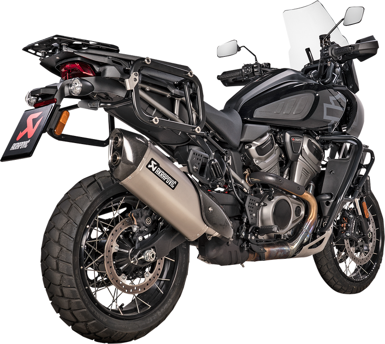 AKRAPOVIC Slip-On Line Muffler - Titanium – Harley-Davidson Pan America 1250 2021-2026 S-HD12SO1-HAFT