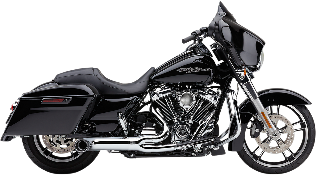 COBRA Turn Out 2-into-1 Exhaust System - Chrome 6271-1