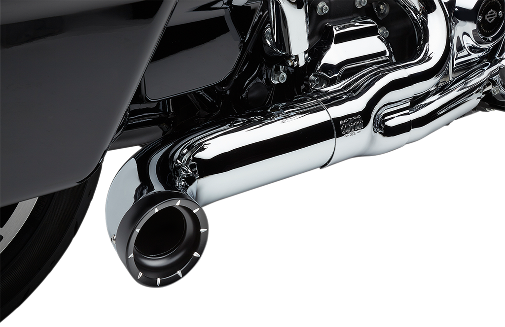 COBRA Turn Out 2-into-1 Exhaust System - Chrome 6271-1