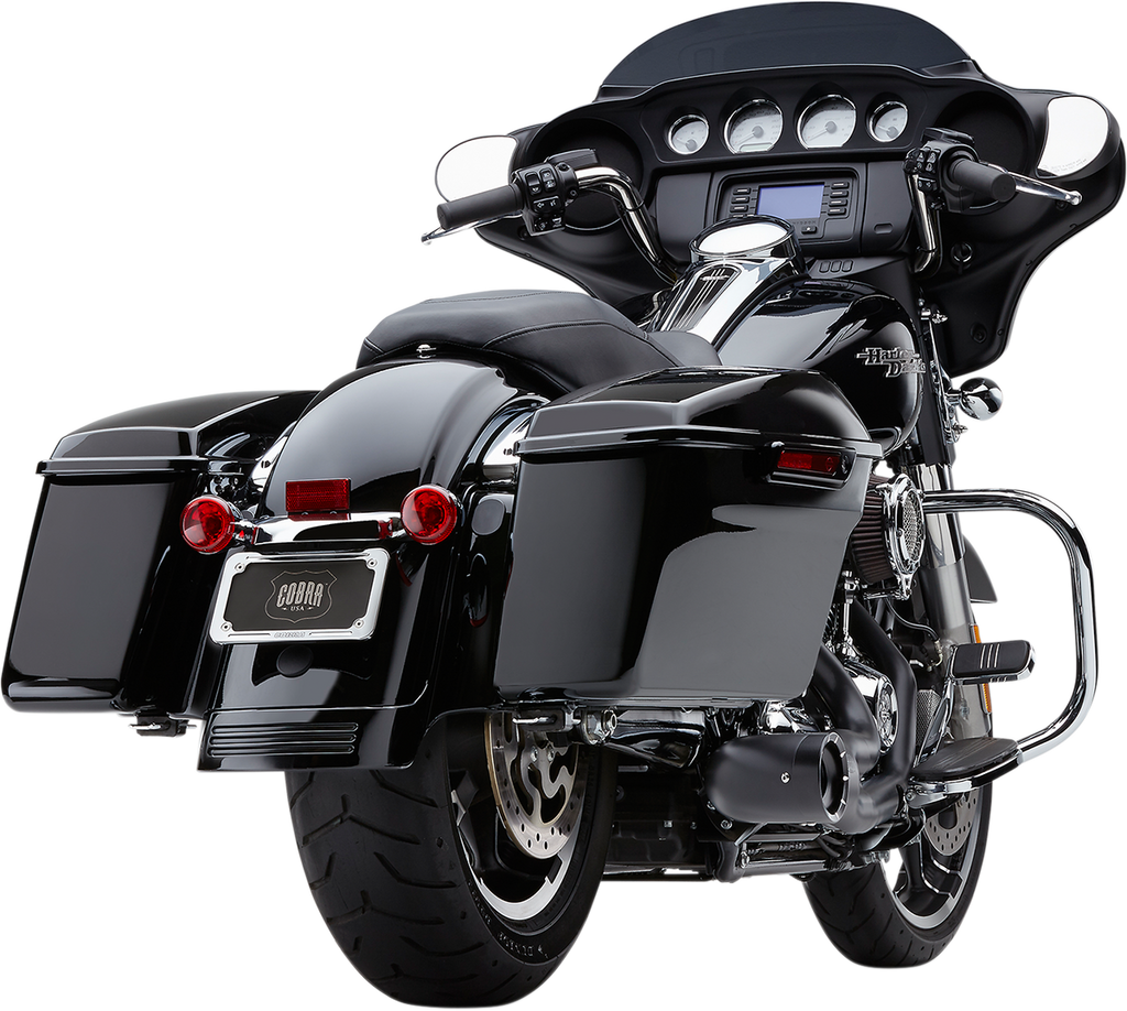 COBRA Turn Out 2-into-1 Exhaust System - Black 6271B-1
