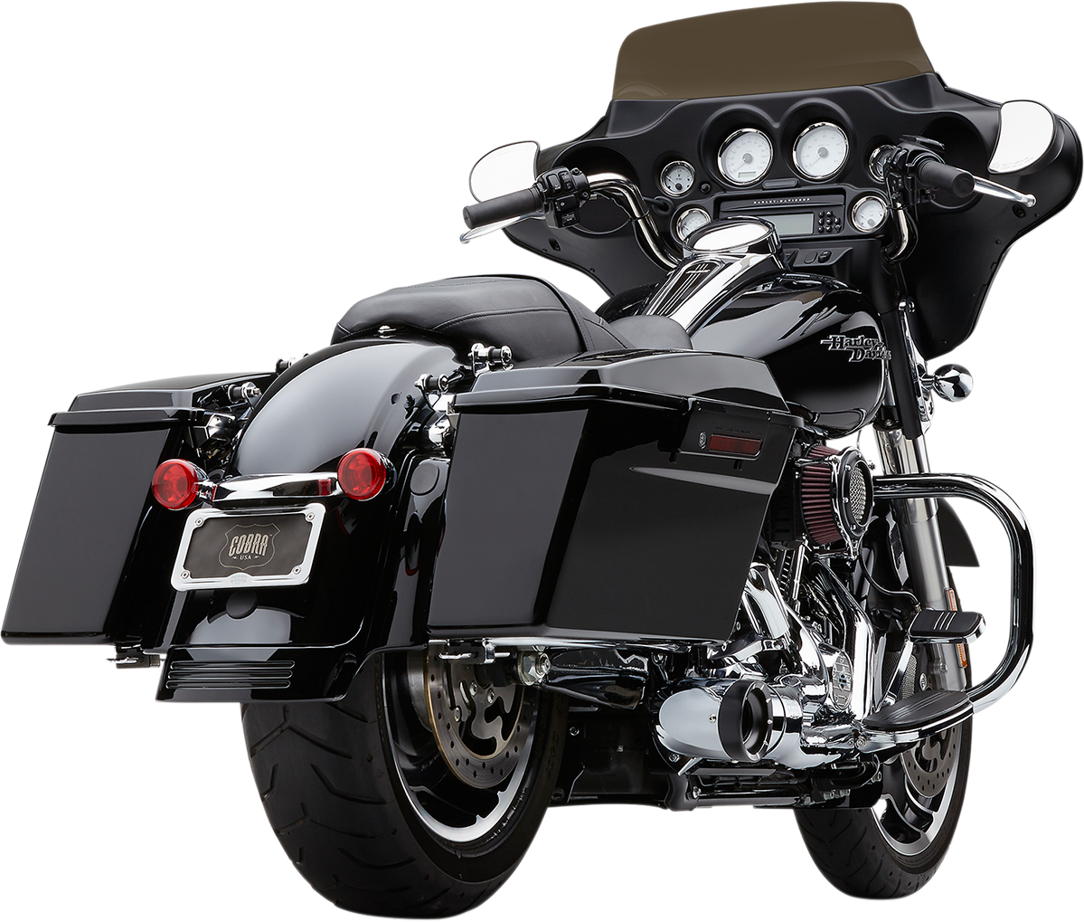 Cobra Turn Out 2-into-1 Exhaust System - Chrome 6270-1
