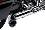 COBRA Turn Out 2-into-1 Exhaust System - Chrome 6270-1
