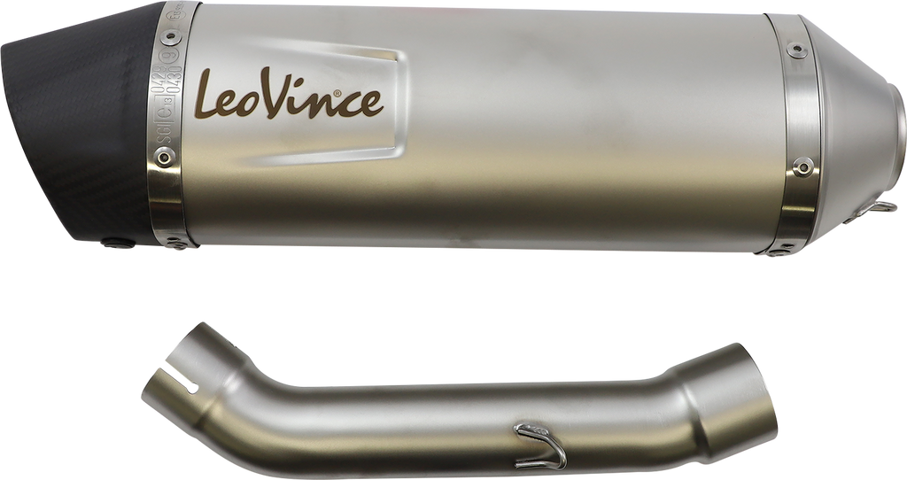 LEOVINCE LV One EVO Slip-On Muffler - Stainless Steel 14393EU