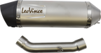 LEOVINCE LV One EVO Slip-On Muffler - Stainless Steel 14393EU