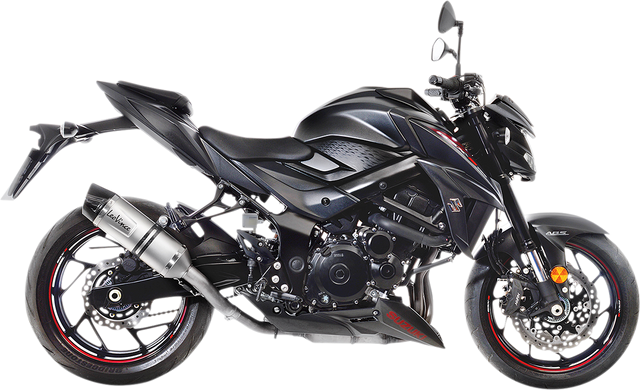 LeoVince LV One Evo Slip-On Muffler - Stainless Steel 14175EU - Suzuki GSX-S750/Z ABS 2017-2020; Suzuki GSX-S750/Z ABS A2 2019-2020