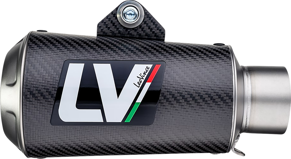 LEOVINCE LV-10 Slip-On Muffler - Carbon Fiber 15245C