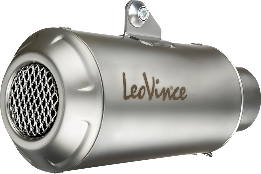 LEOVINCE LV-10 Slip-On Muffler - Stainless Steel 15245