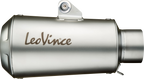LEOVINCE LV-10 Slip-On Muffler - Stainless Steel 15245