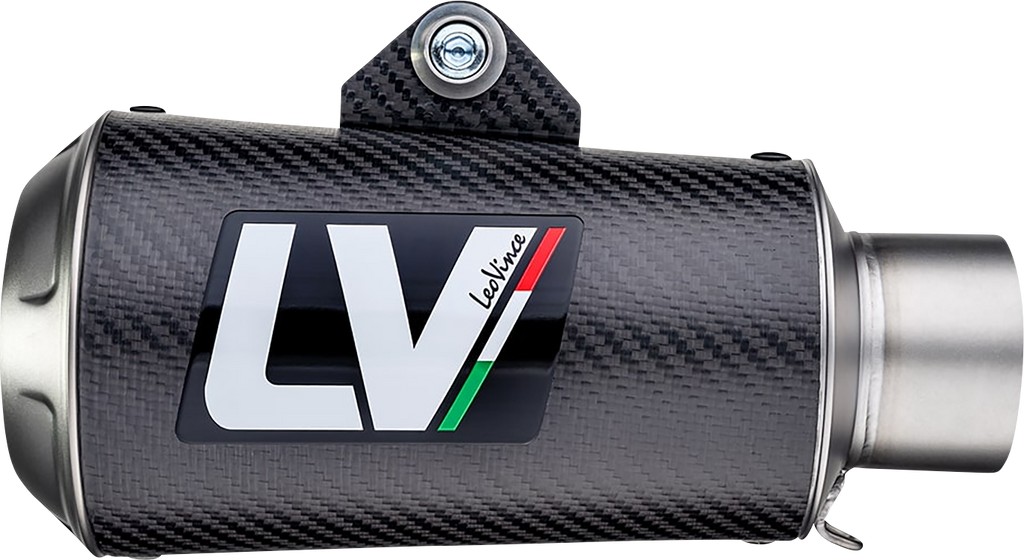 LEOVINCE LV-10 Slip-On Muffler - Carbon Fiber 15242CU