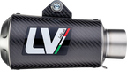 LEOVINCE LV-10 Slip-On Muffler - Carbon Fiber 15242CU
