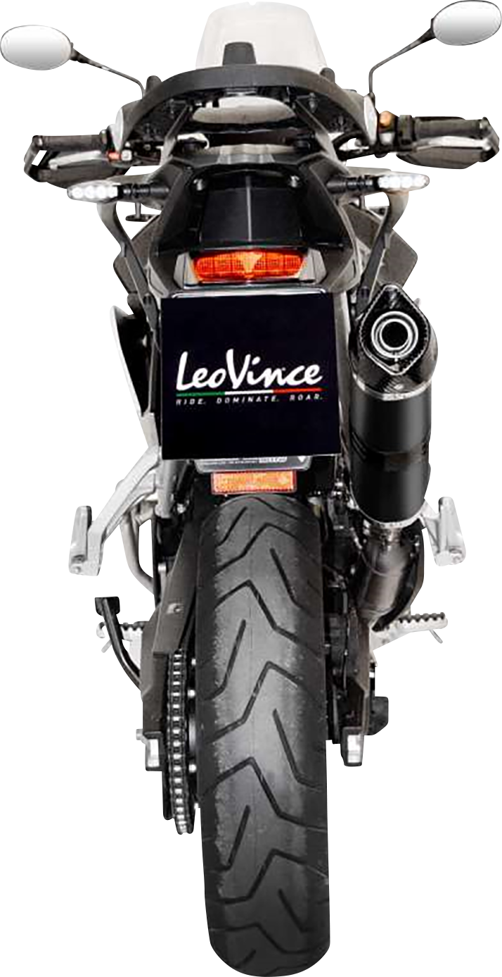 LEOVINCE LV One Evo Slip-On Muffler - Black Edition 14352EBU