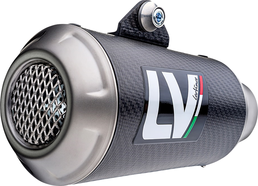LEOVINCE LV-10 Slip-On Muffler - Carbon Fiber 15242CU