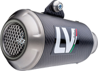 LEOVINCE LV-10 Slip-On Muffler - Carbon Fiber 15242CU