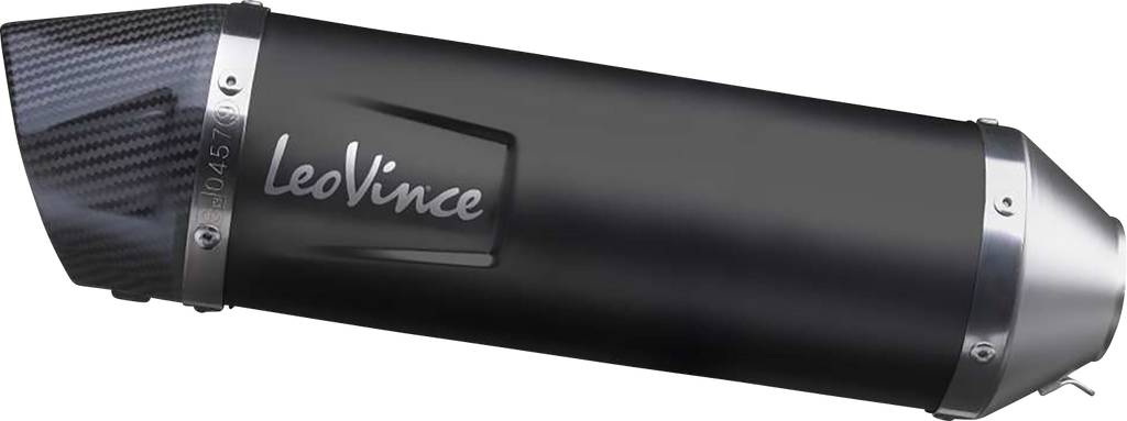 LEOVINCE LV One Evo Slip-On Muffler - Black Edition 14352EBU