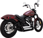VANCE & HINES Shortshots Staggered Exhaust System - Chrome 17333