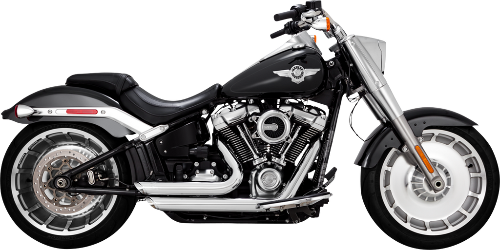 VANCE & HINES Shortshots Staggered Exhaust System - Chrome 17335
