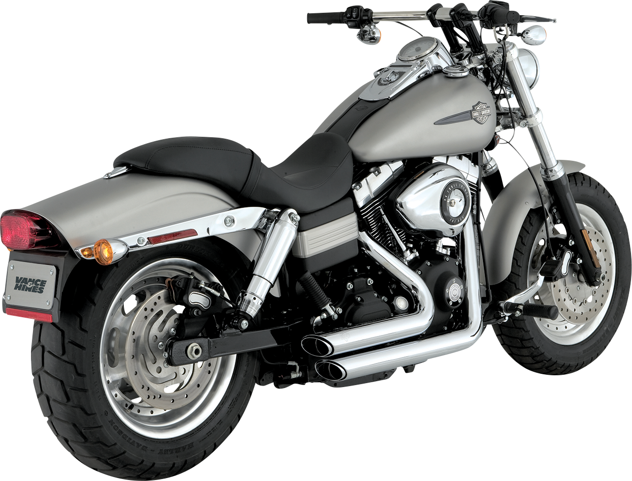 VANCE & HINES Shortshots Staggered Exhaust System - Chrome 17317