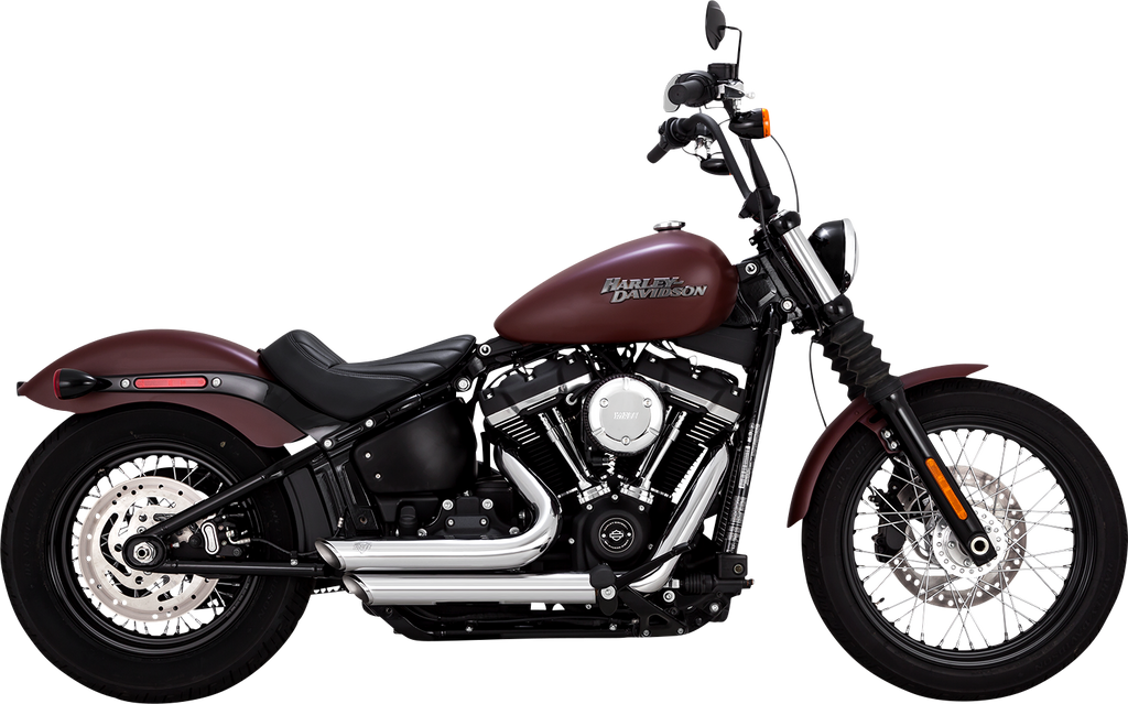 VANCE & HINES Shortshots Staggered Exhaust System - Chrome 17333