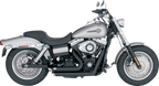 VANCE & HINES Shortshots Staggered Exhaust System - Matte Black 47317