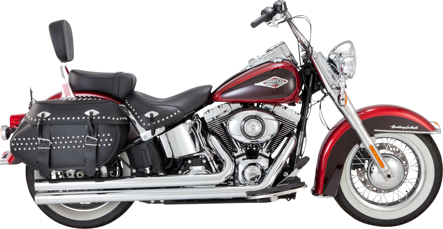 VANCE & HINES Big Shots Long Exhaust System - Chrome 17323