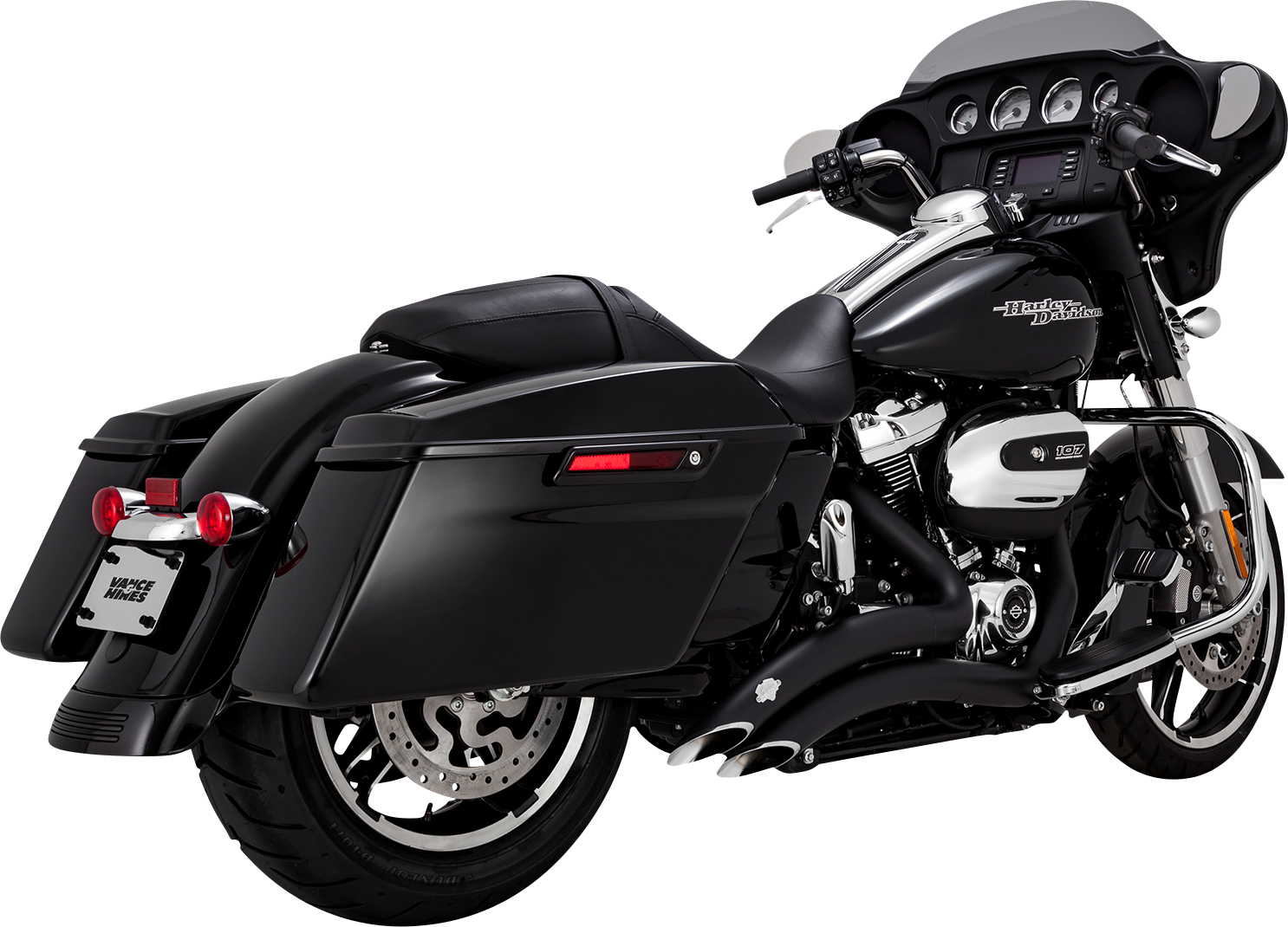VANCE & HINES Big Radius Exhaust System - Black 46373
