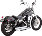 VANCE & HINES Big Shots Staggered Exhaust System - Chrome 17338