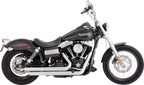 VANCE & HINES Big Shots Staggered Exhaust System - Chrome 17338
