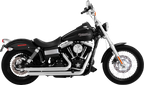 VANCE & HINES Big Shots Staggered Exhaust System - Chrome 17338
