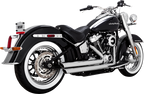 VANCE & HINES Big Shots Staggered Exhaust System - Chrome 17341