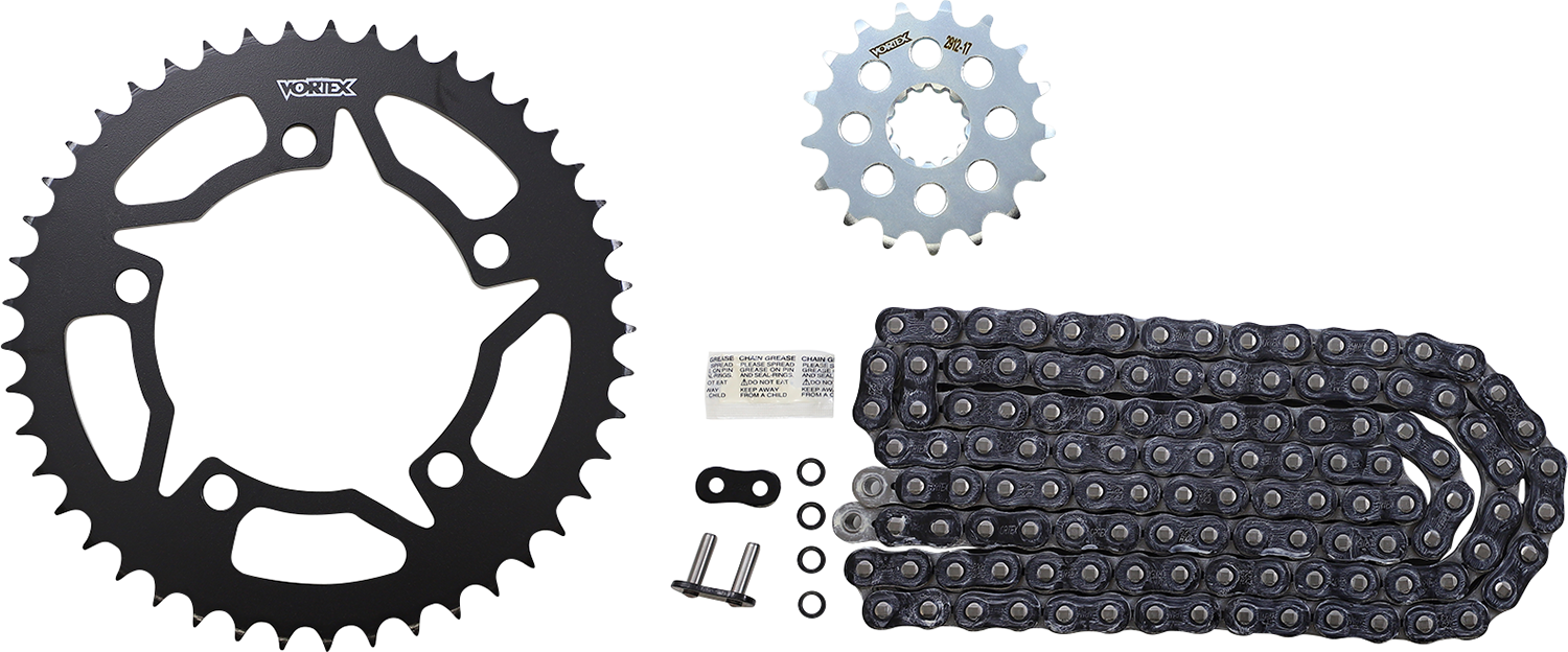VORTEX Chain and Sprocket Kit - WSS - Black - BMW S1000RR CK7616