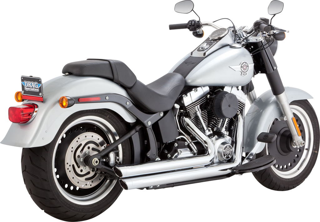 VANCE & HINES Big Shots Staggered Exhaust System - Chrome 17339