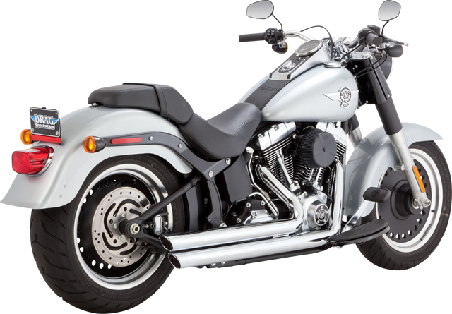 Vance & Hines Big Shots Staggered Exhaust System - Chrome 17339