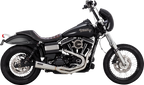 VANCE & HINES 2-into-1 Upsweep Exhaust System - Brushed - Stainless Steel 27325