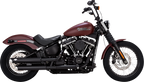 VANCE & HINES 3" Twin Slash Slip-On Mufflers - Black 46376