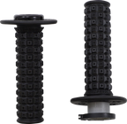 TORC1 Defy Lock-On Grips - KEV-TEC Ballistic Rubber - Black 2650-0202