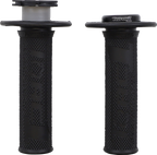 TORC1 Defy Lock-On Grips - Diamond - KEV-TEC Ballistic Rubber - Black 4650-0202