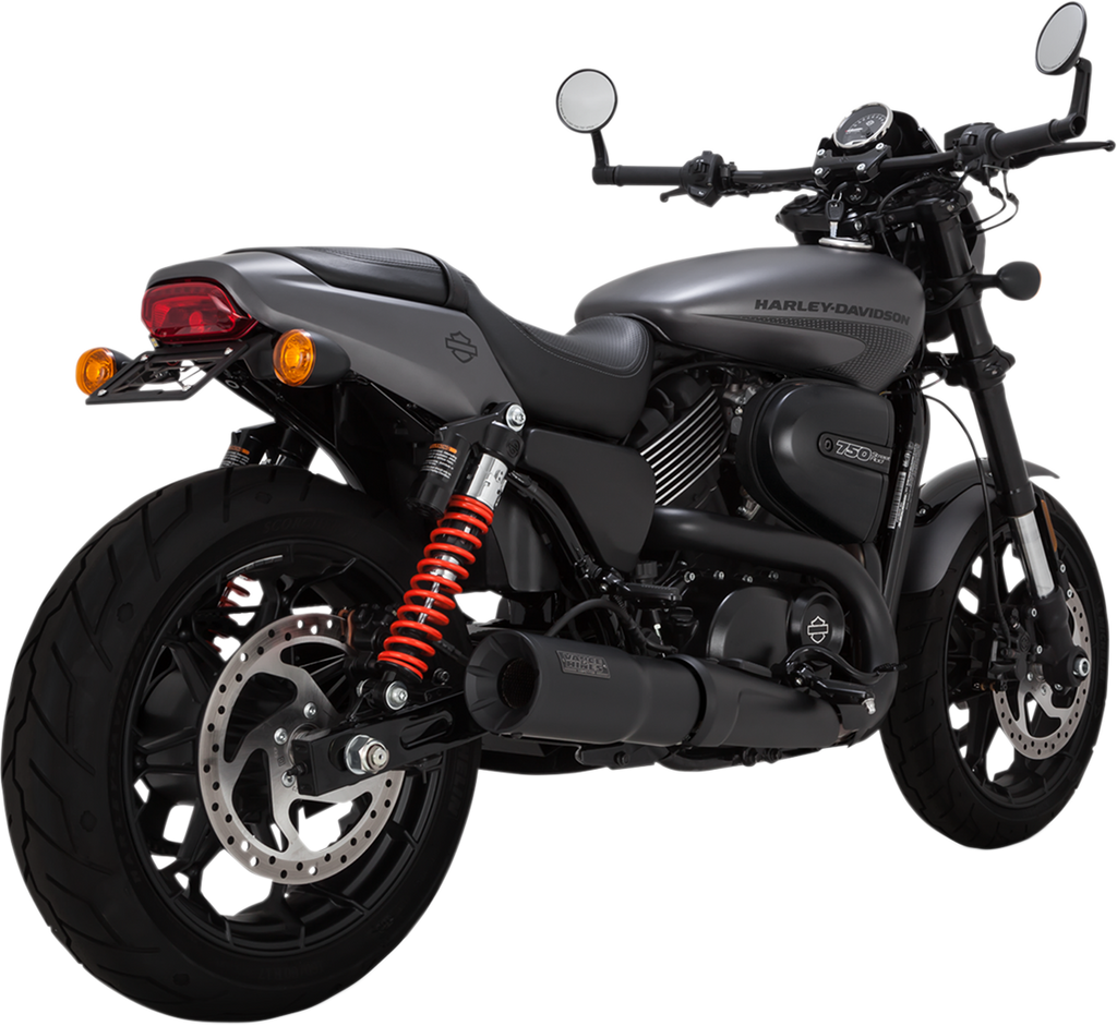 Vance & Hines Harley-Davidson 17-20 Street Rod Hi-Output Slip-On Black Slip-On Exhaust