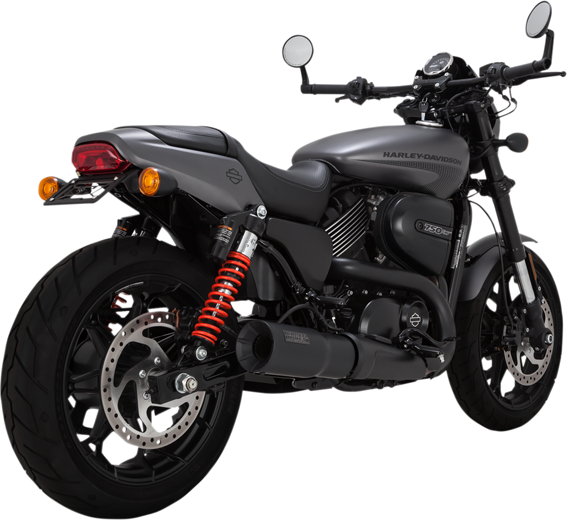 Vance & Hines Harley-Davidson 17-20 Street Rod Hi-Output Slip-On Black Slip-On Exhaust
