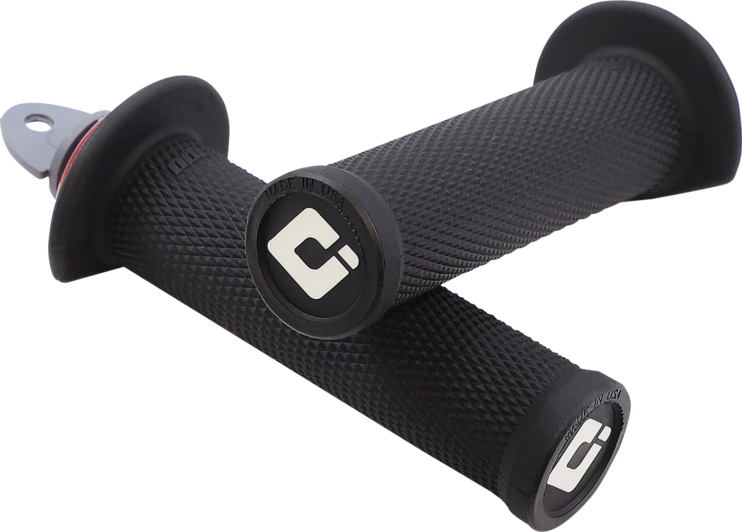 ODI Ruffian ATV/PWC Grips - Black/Red J33RFB-R