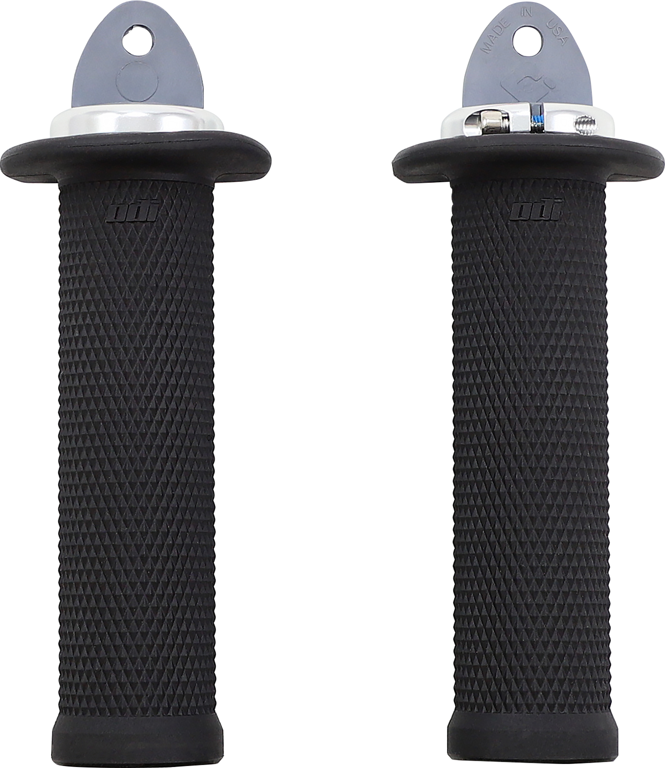 ODI Ruffian ATV/PWC Grips - Black/Silver J33RFB-S